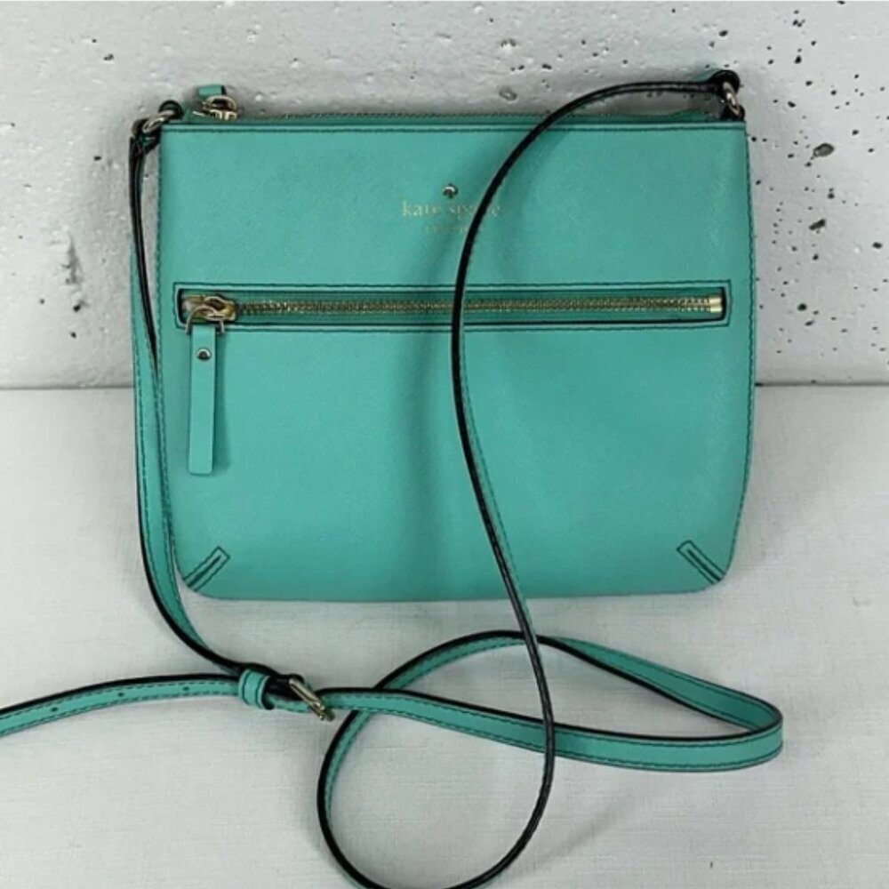 Kate Spade Cedar Street Tenley Aqua Crossbody Purse